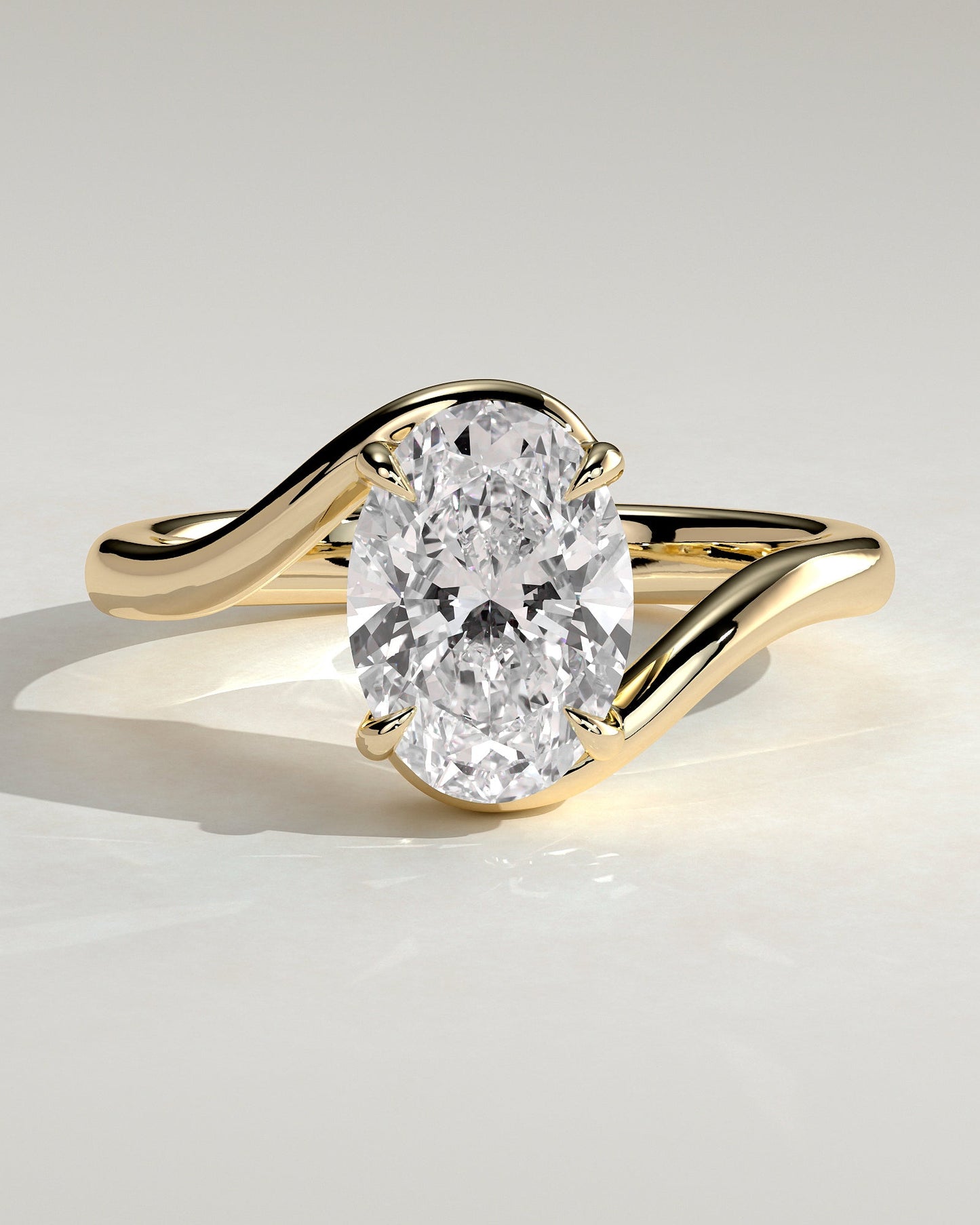 Round Halo, Pave & Split Shank Engagement Ring – 1.93 CT Lab Grown Diamond