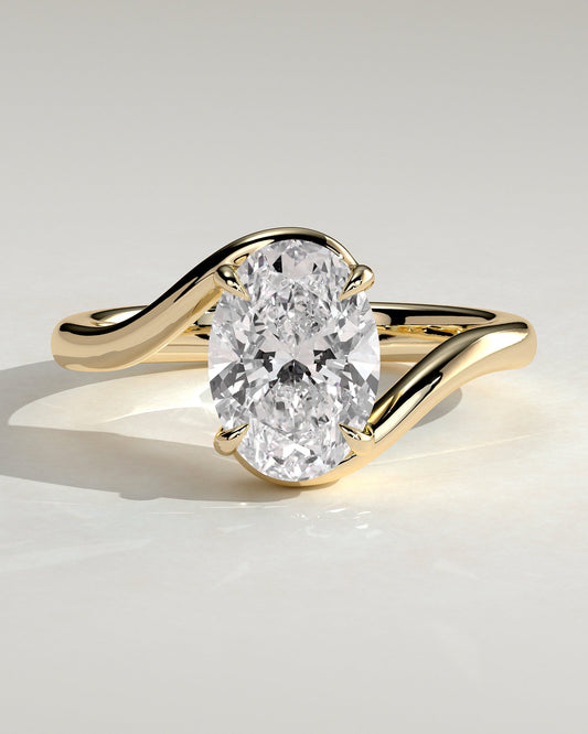 Round Halo, Pave & Split Shank Engagement Ring – 1.93 CT Lab Grown Diamond