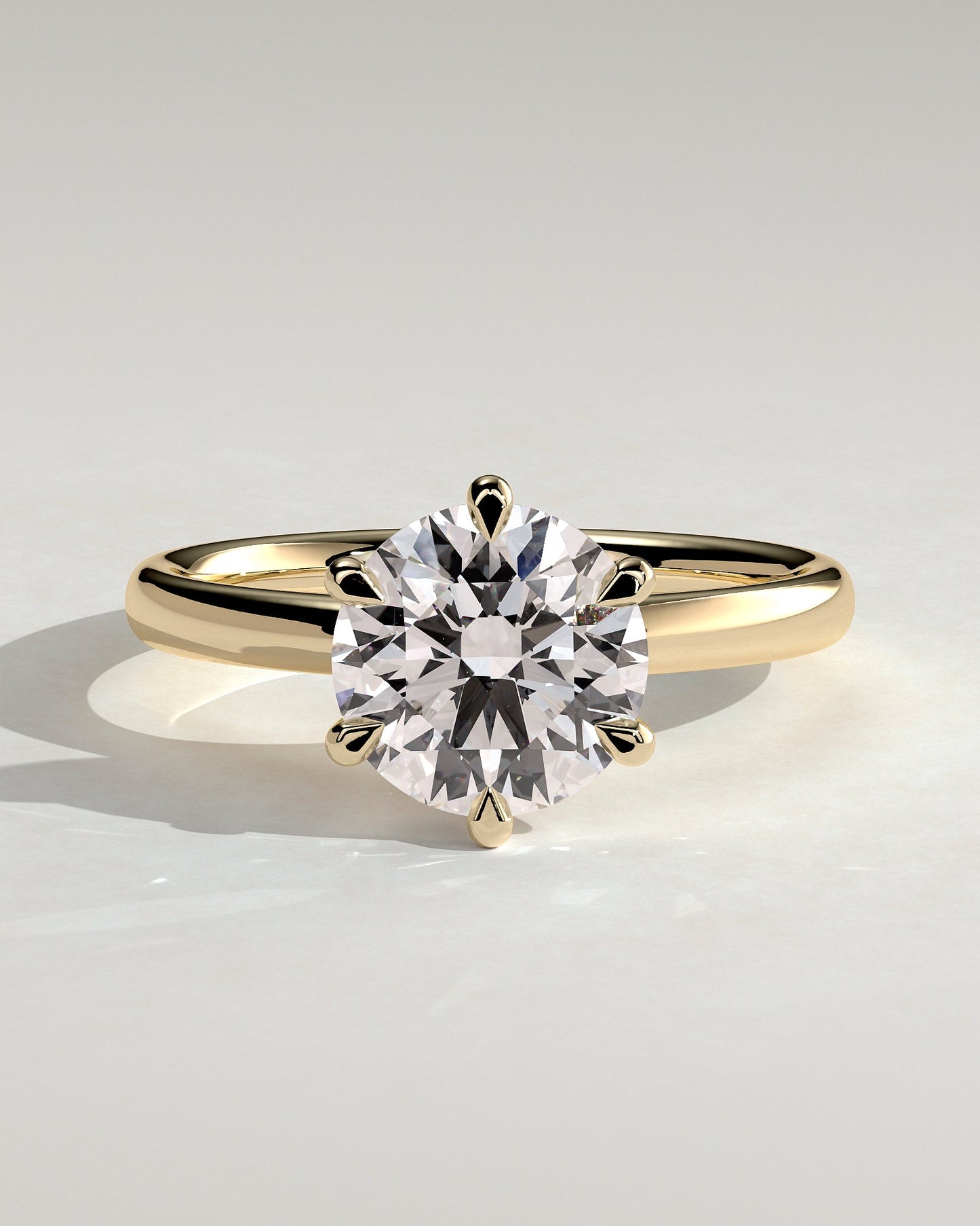 Round Halo, Pave & Split Shank Engagement Ring – 1.93 CT Lab Grown Diamond