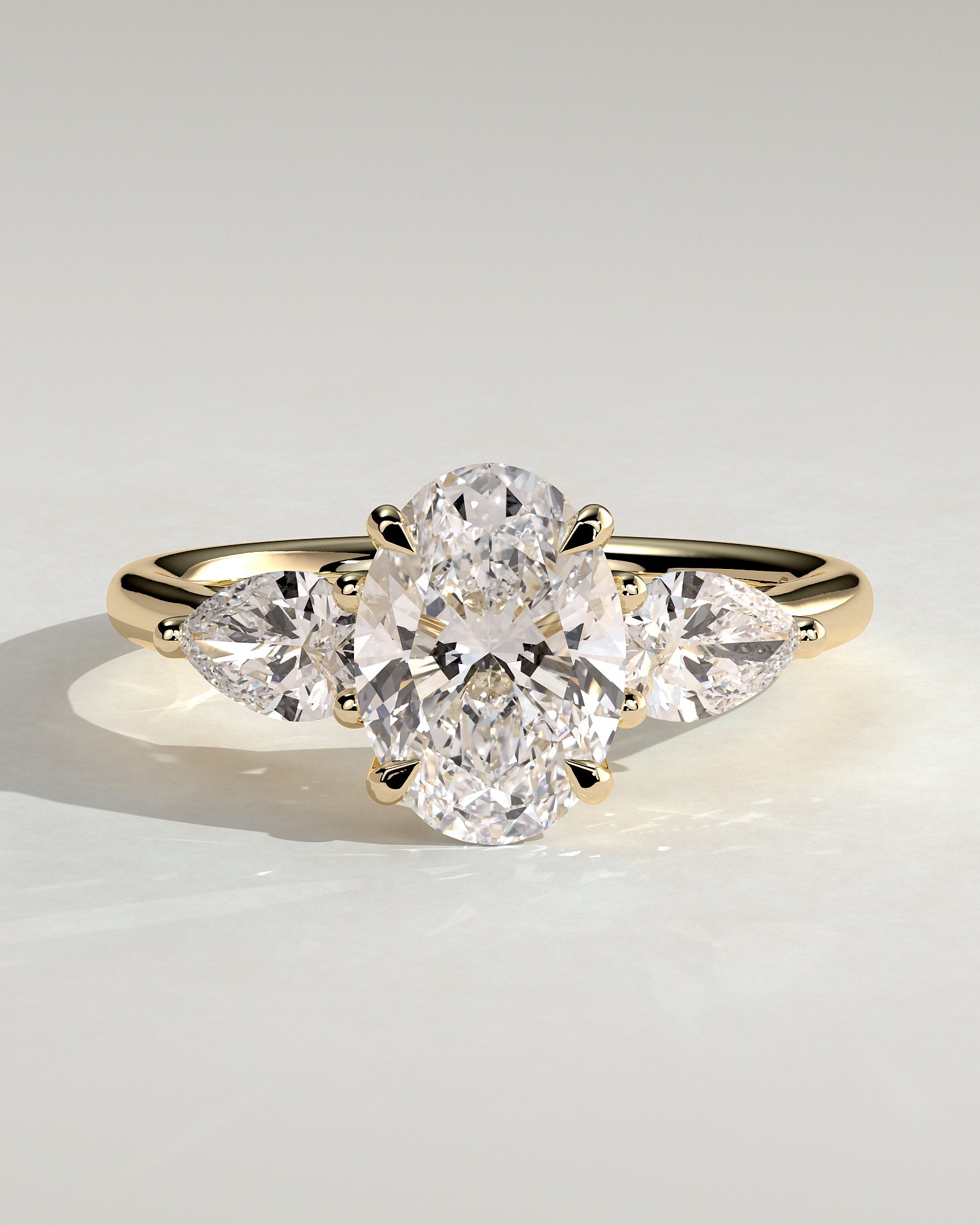Round Halo, Pave & Split Shank Engagement Ring – 1.93 CT Lab Grown Diamond