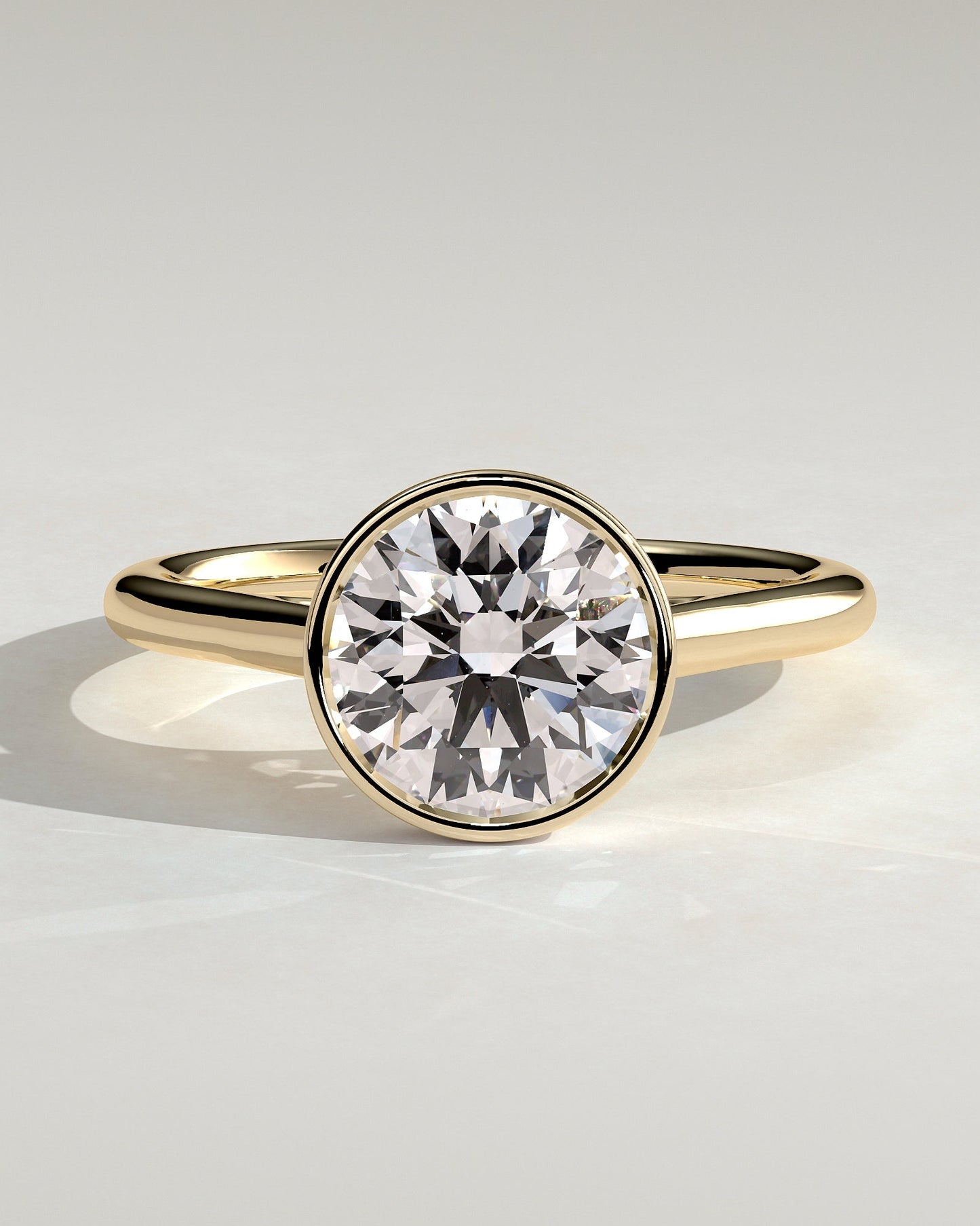 Round Halo, Pave & Split Shank Engagement Ring – 1.93 CT Lab Grown Diamond