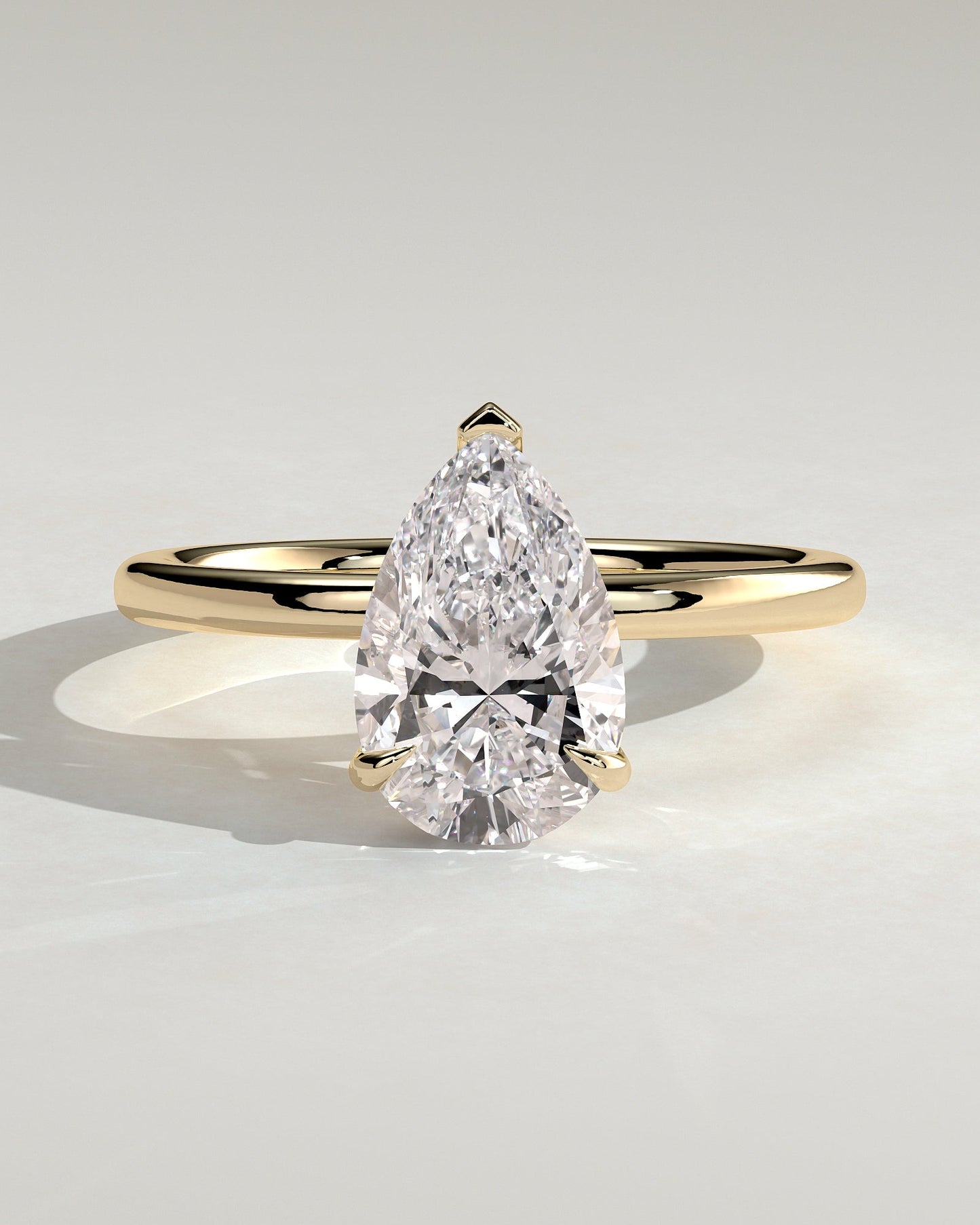 Round Halo, Pave & Split Shank Engagement Ring – 1.93 CT Lab Grown Diamond