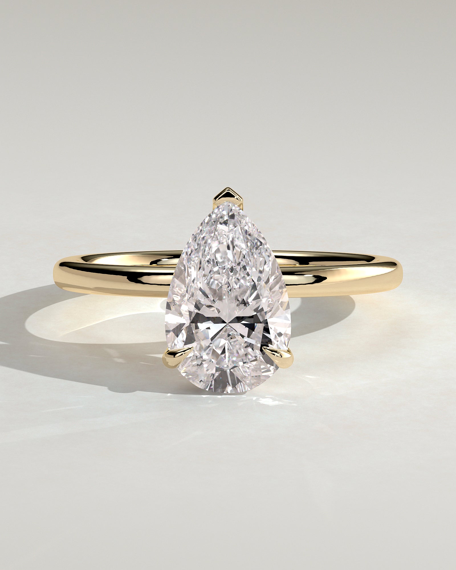 Round Halo, Pave & Split Shank Engagement Ring – 1.93 CT Lab Grown Diamond