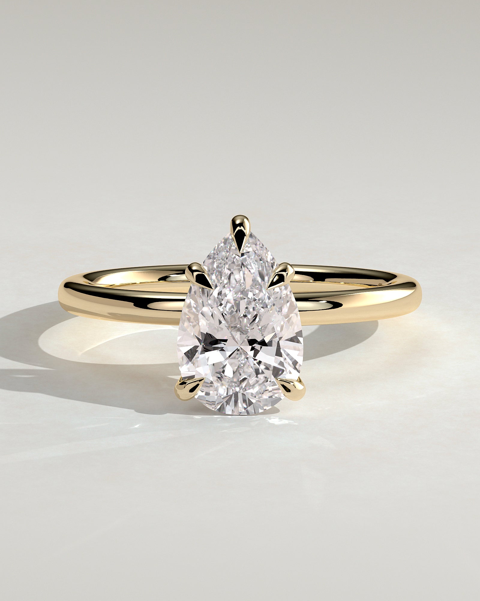 Round Halo, Pave & Split Shank Engagement Ring – 1.93 CT Lab Grown Diamond