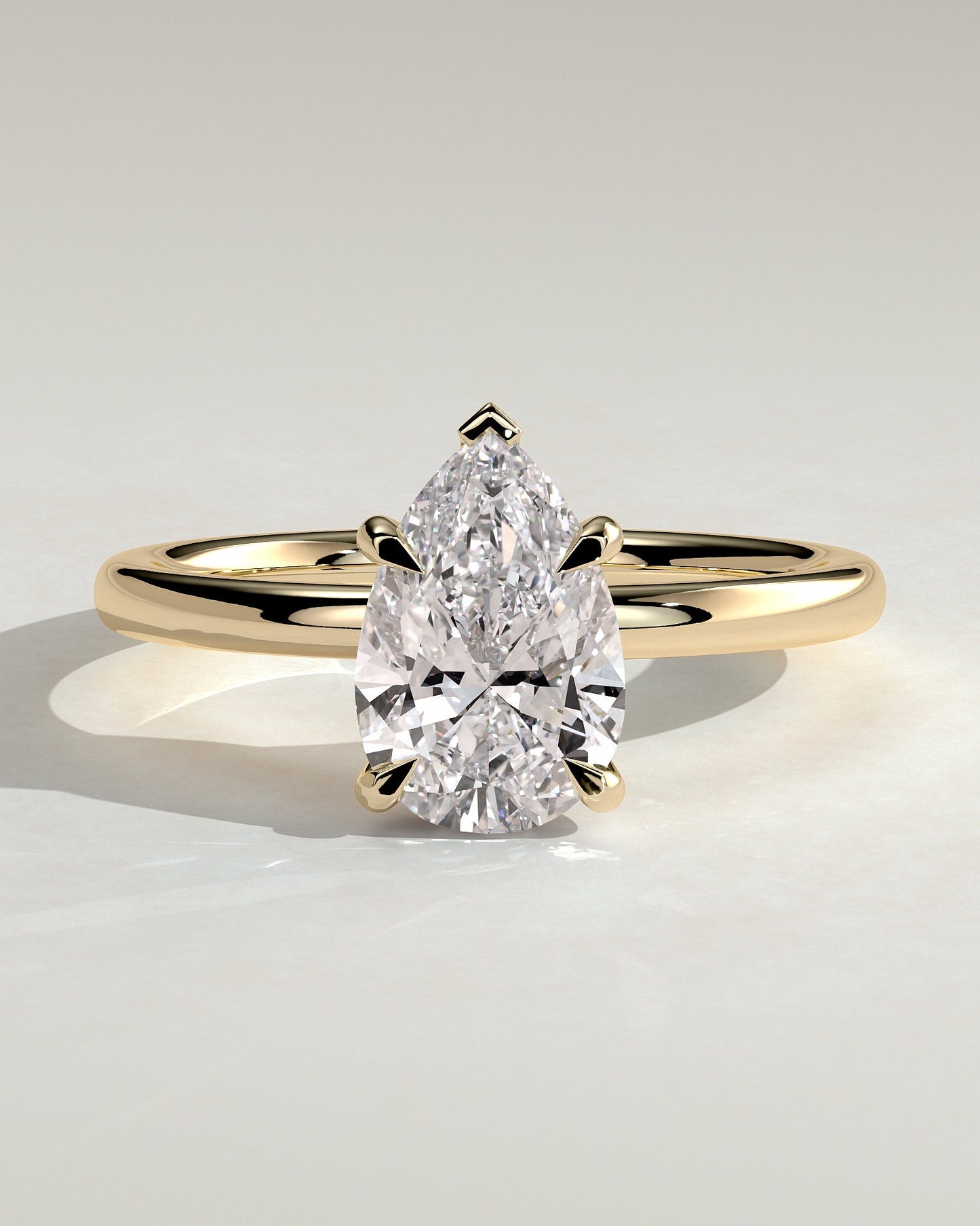 Round Halo, Pave & Split Shank Engagement Ring – 1.93 CT Lab Grown Diamond