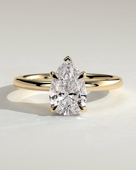 Round Halo, Pave & Split Shank Engagement Ring – 1.93 CT Lab Grown Diamond