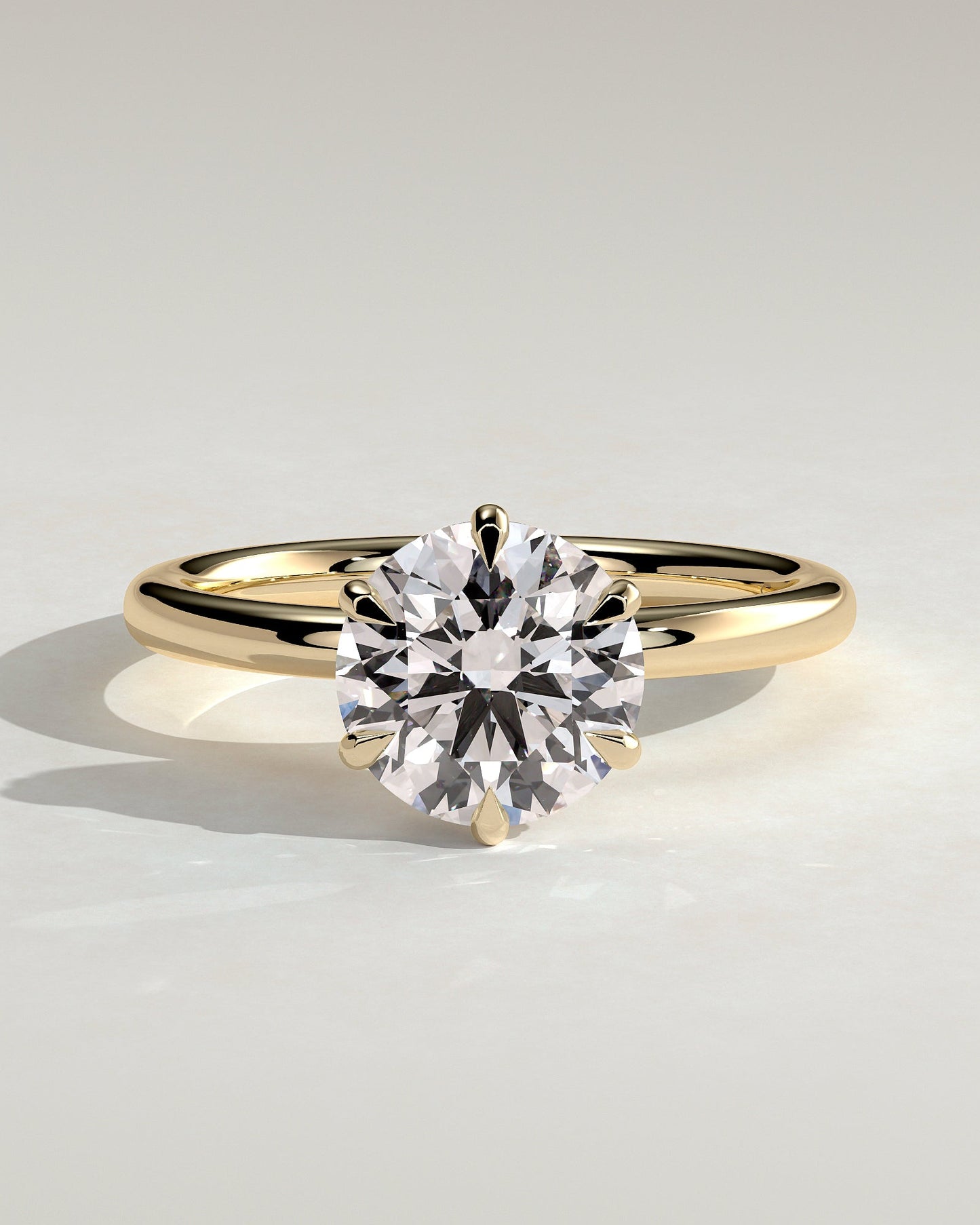 Round Halo, Pave & Split Shank Engagement Ring – 1.93 CT Lab Grown Diamond