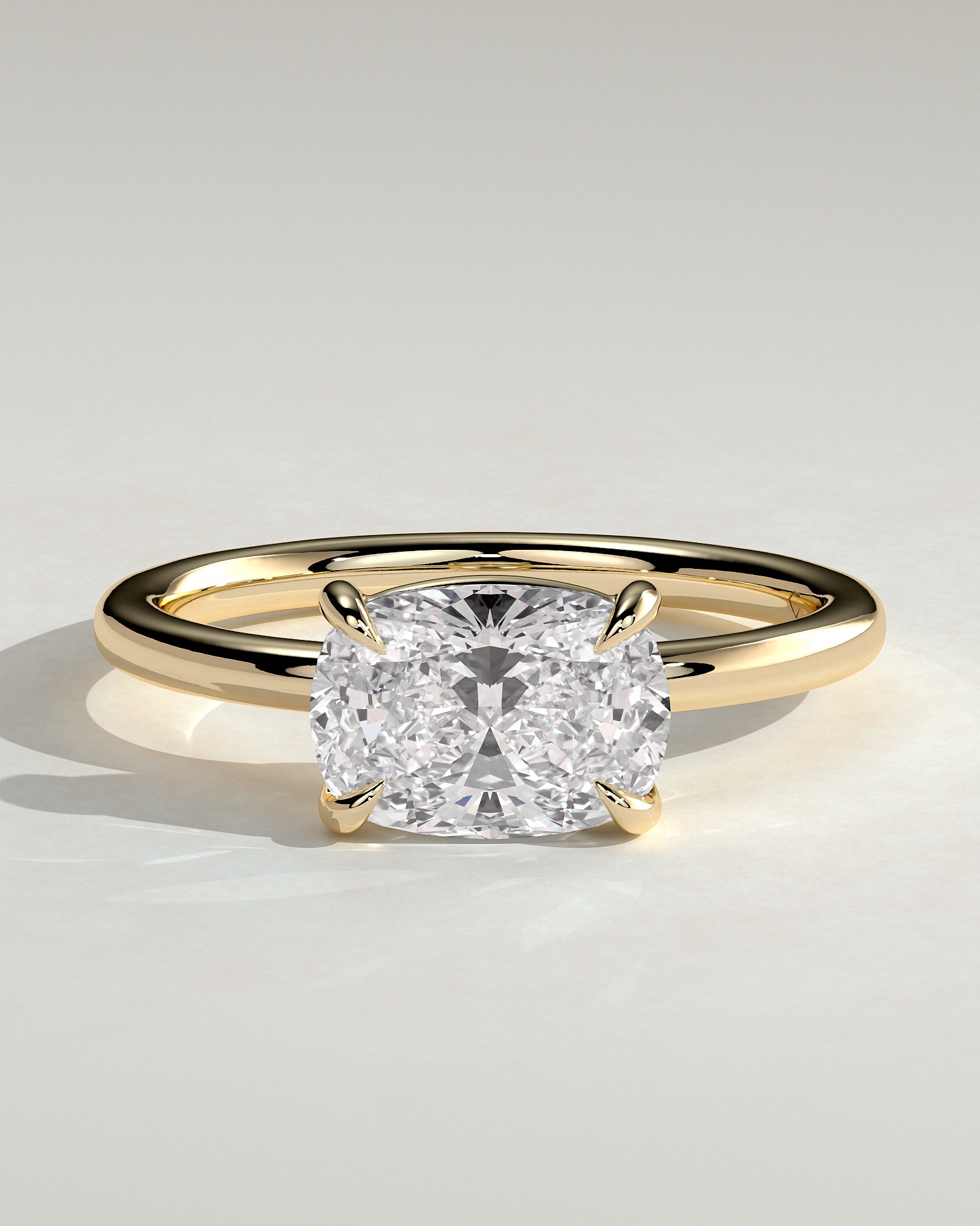 Round Halo, Pave & Split Shank Engagement Ring – 1.93 CT Lab Grown Diamond