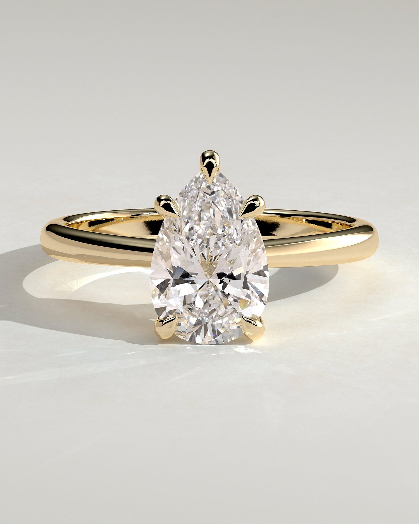 Round Halo, Pave & Split Shank Engagement Ring – 1.93 CT Lab Grown Diamond