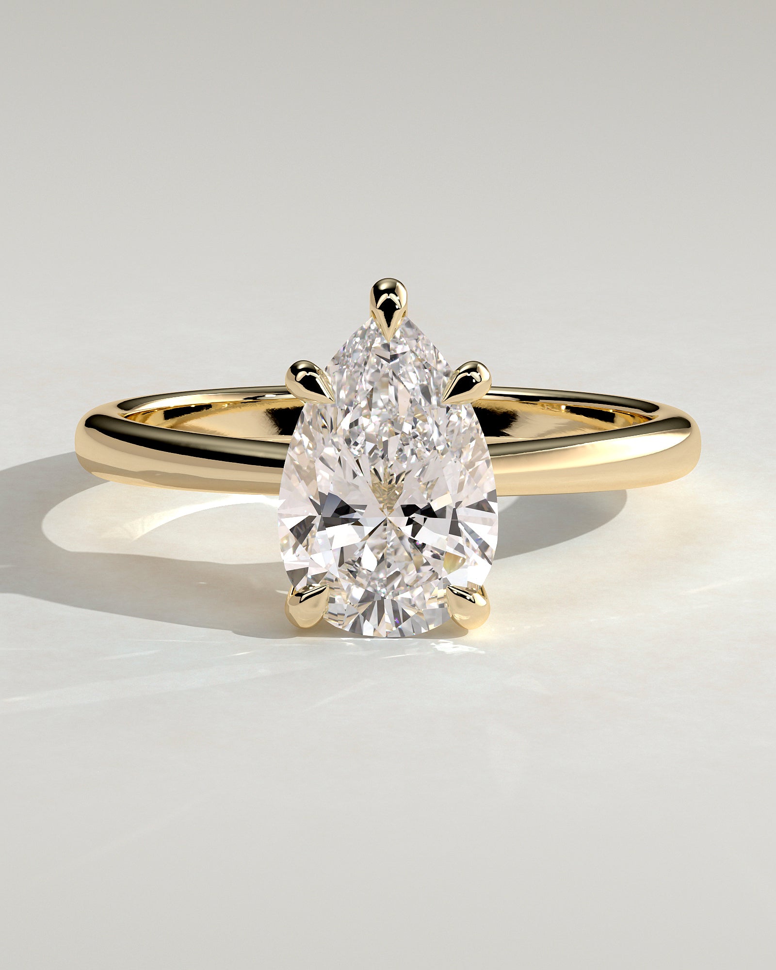 Round Halo, Pave & Split Shank Engagement Ring – 1.93 CT Lab Grown Diamond