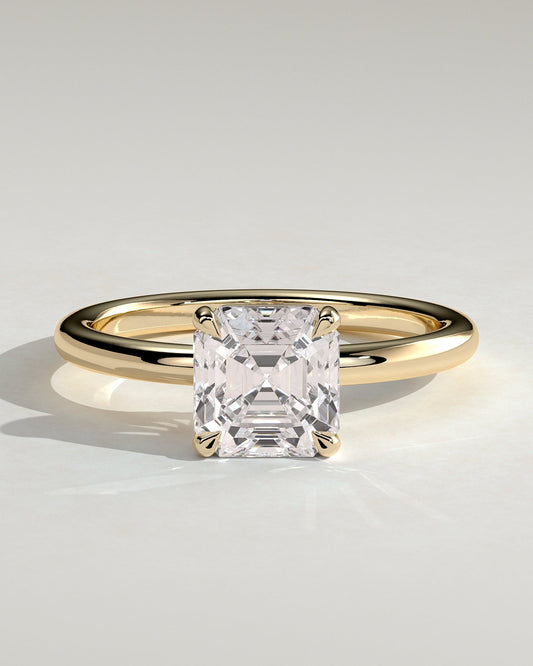 Round Halo, Pave & Split Shank Engagement Ring – 1.93 CT Lab Grown Diamond