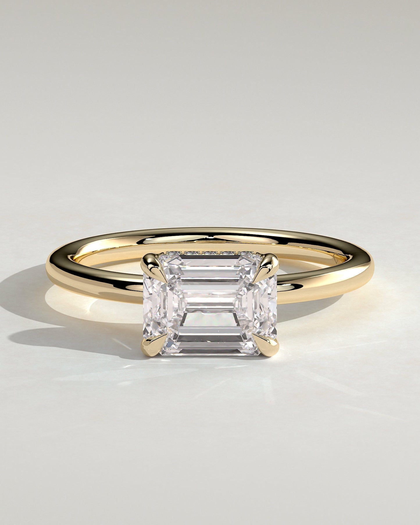 Round Halo, Pave & Split Shank Engagement Ring – 1.93 CT Lab Grown Diamond