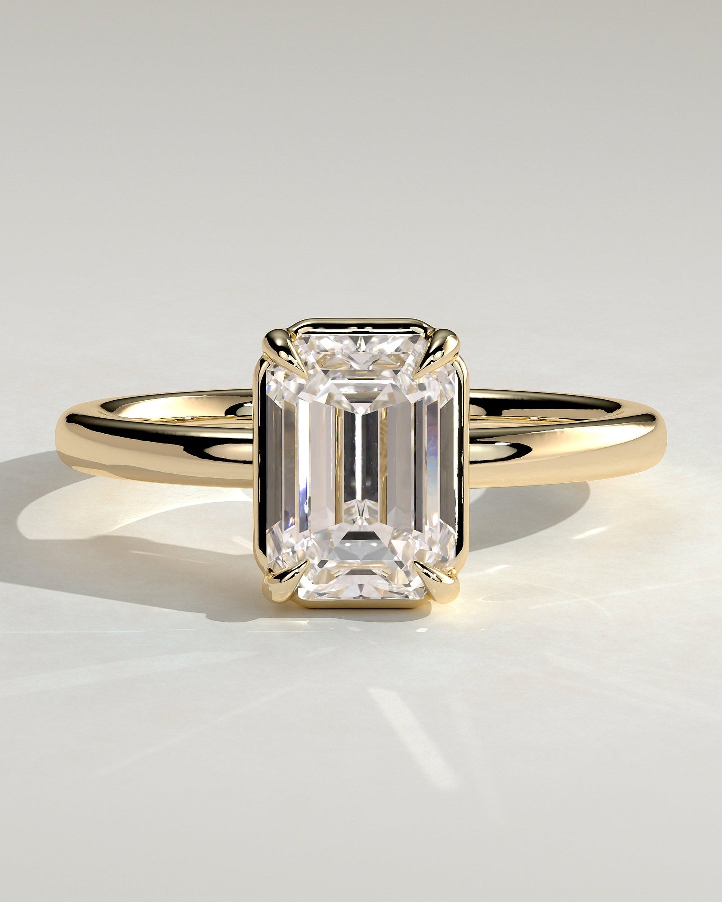 Round Halo, Pave & Split Shank Engagement Ring – 1.93 CT Lab Grown Diamond