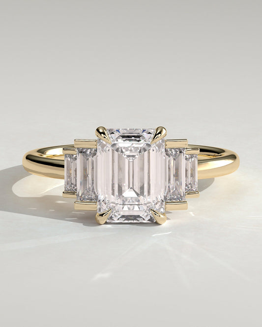 Round Halo, Pave & Split Shank Engagement Ring – 1.93 CT Lab Grown Diamond