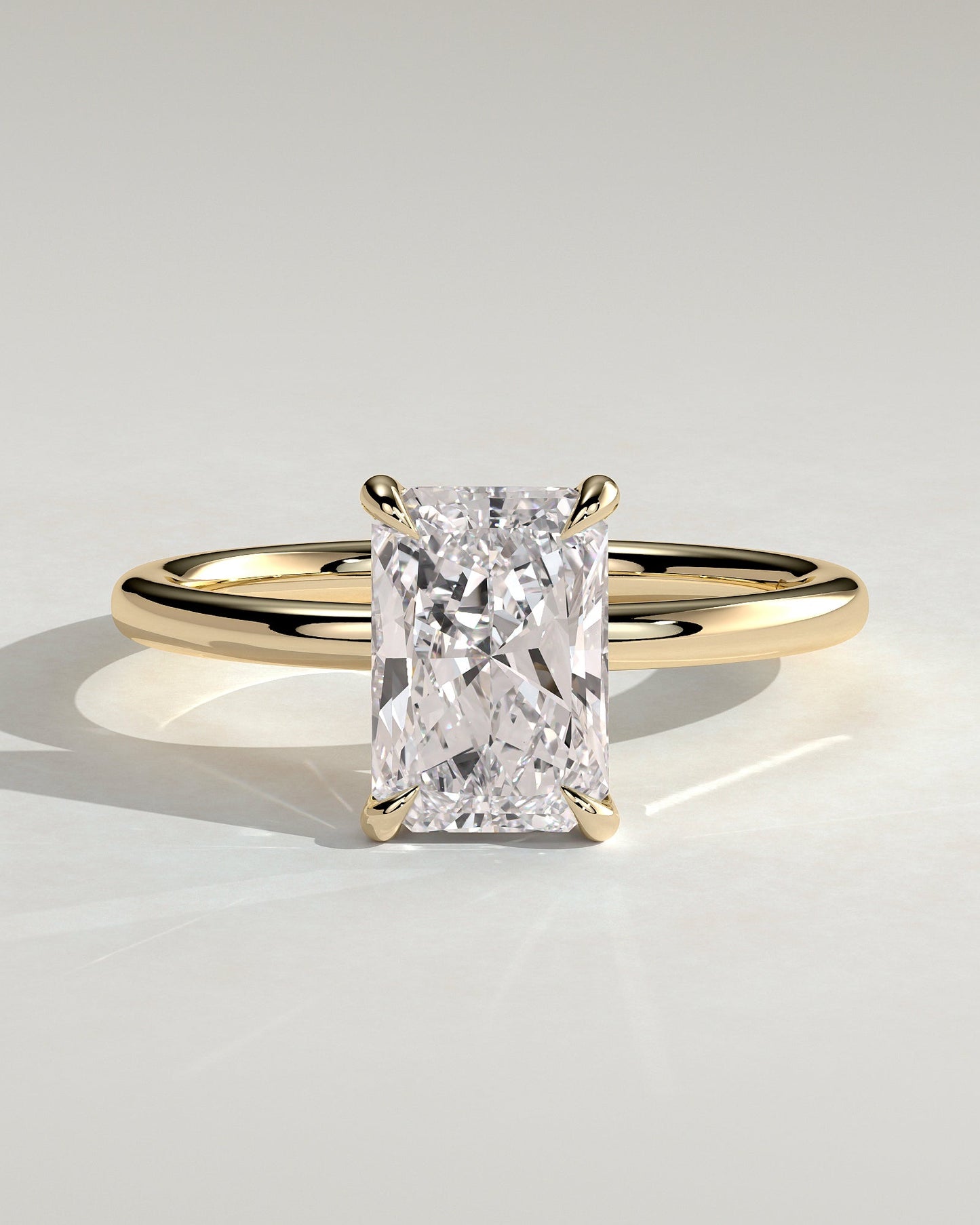 Round Halo, Pave & Split Shank Engagement Ring – 1.93 CT Lab Grown Diamond