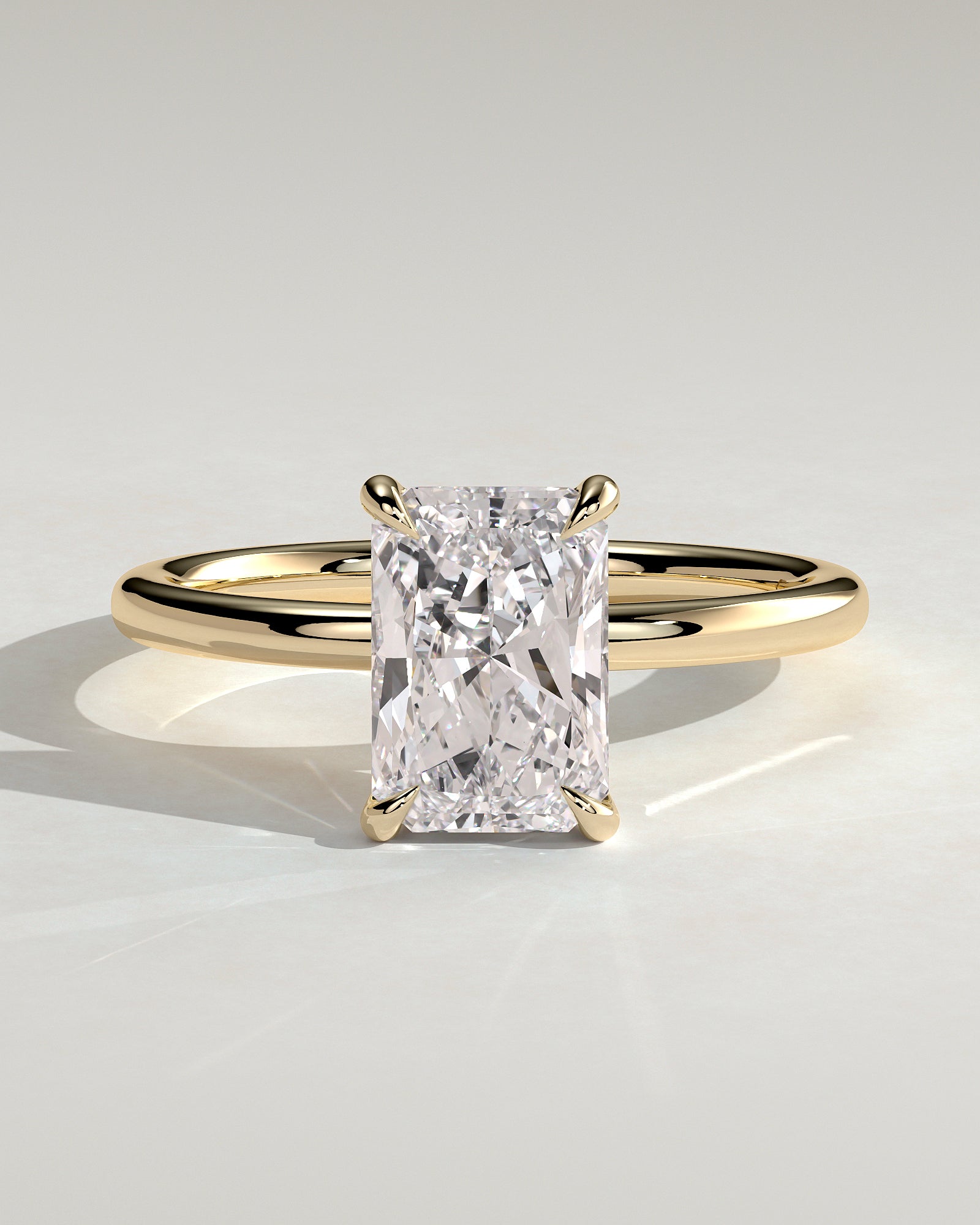 Round Halo, Pave & Split Shank Engagement Ring – 1.93 CT Lab Grown Diamond