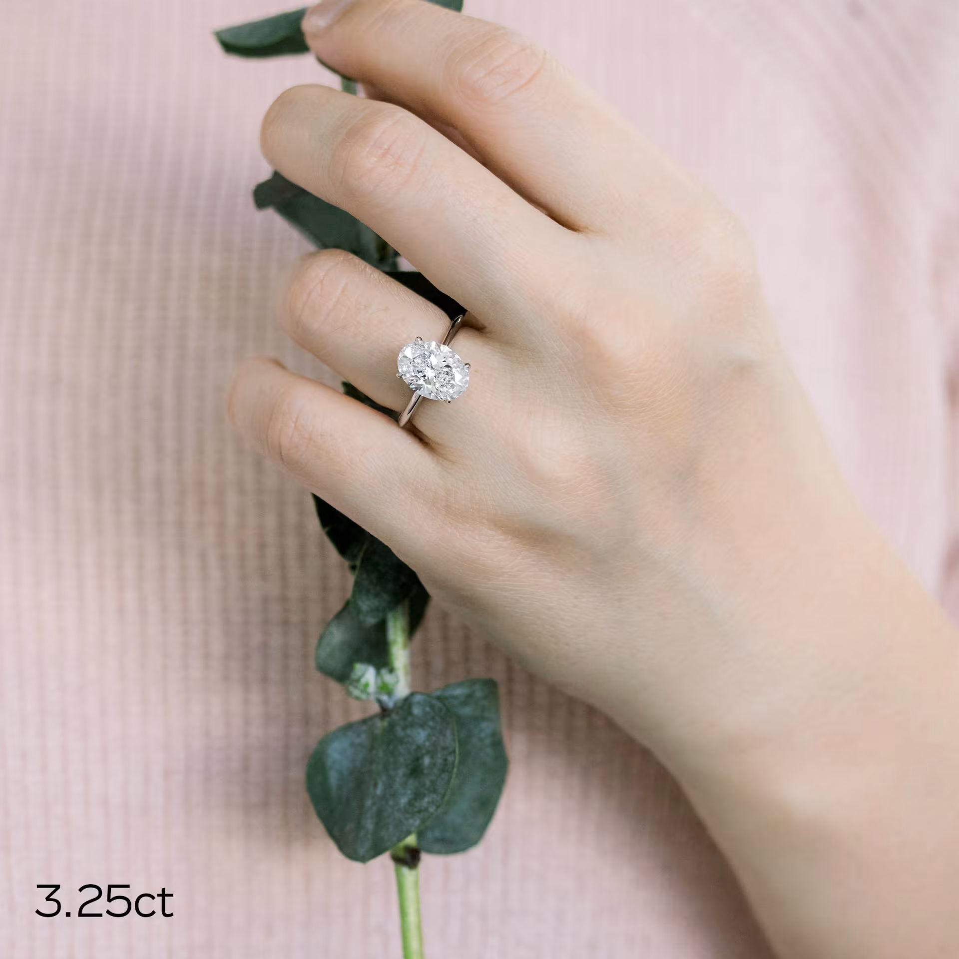 Marquise Cut Cluster Styled Lab Grown Diamond Engagement Ring