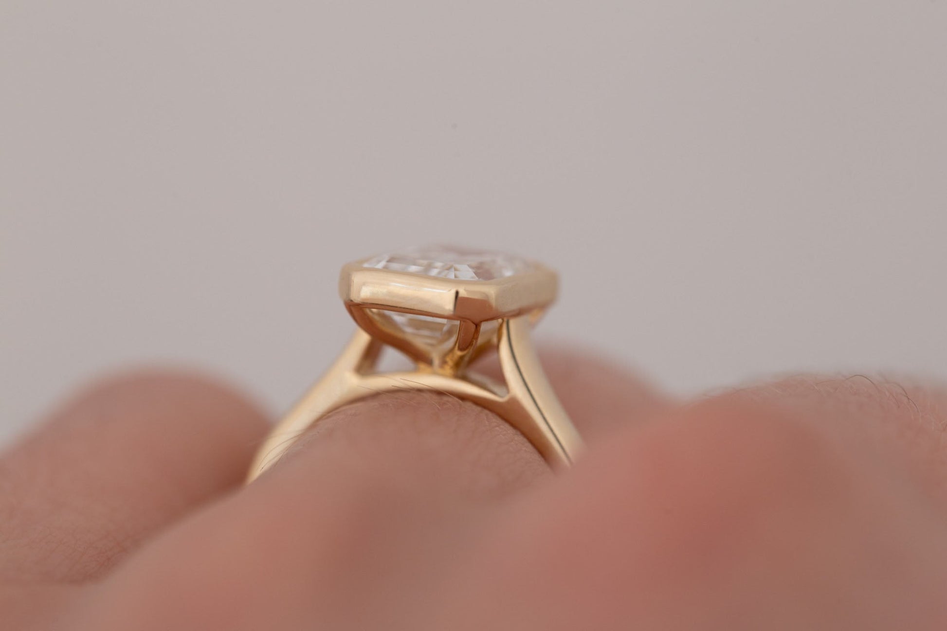 2 CT Round Three Stones Lab Grown Diamond Engagement Ring