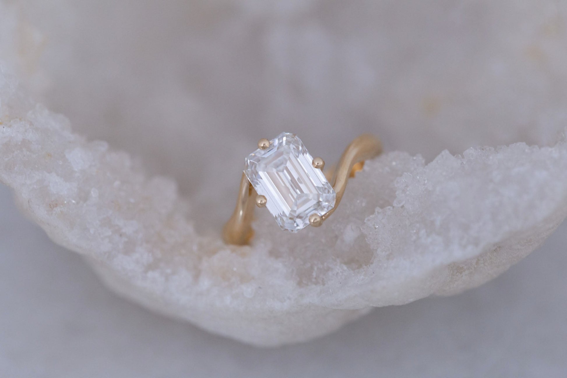 2 CT Round Three Stones Lab Grown Diamond Engagement Ring