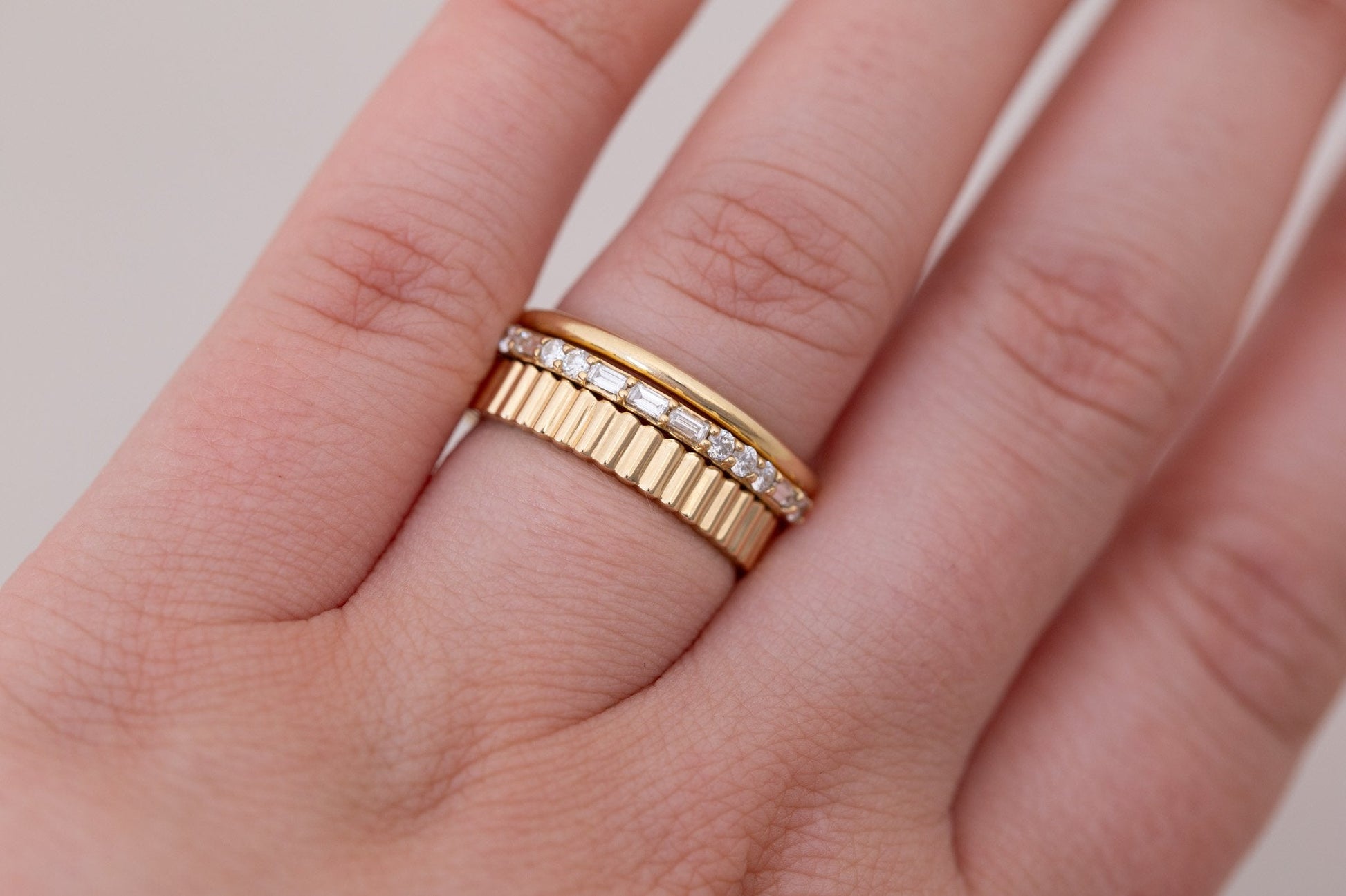 0.37 CT Round Full Eternity Lab Grown Diamond Wedding Band