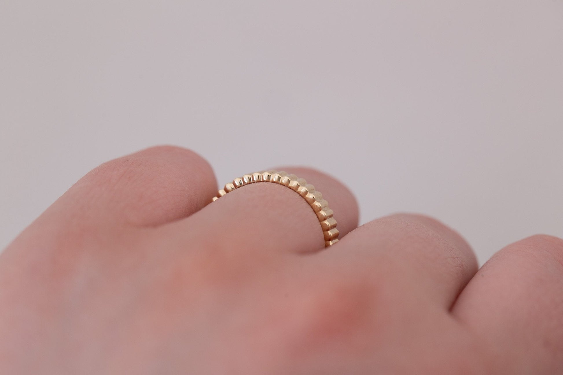 0.37 CT Round Full Eternity Lab Grown Diamond Wedding Band
