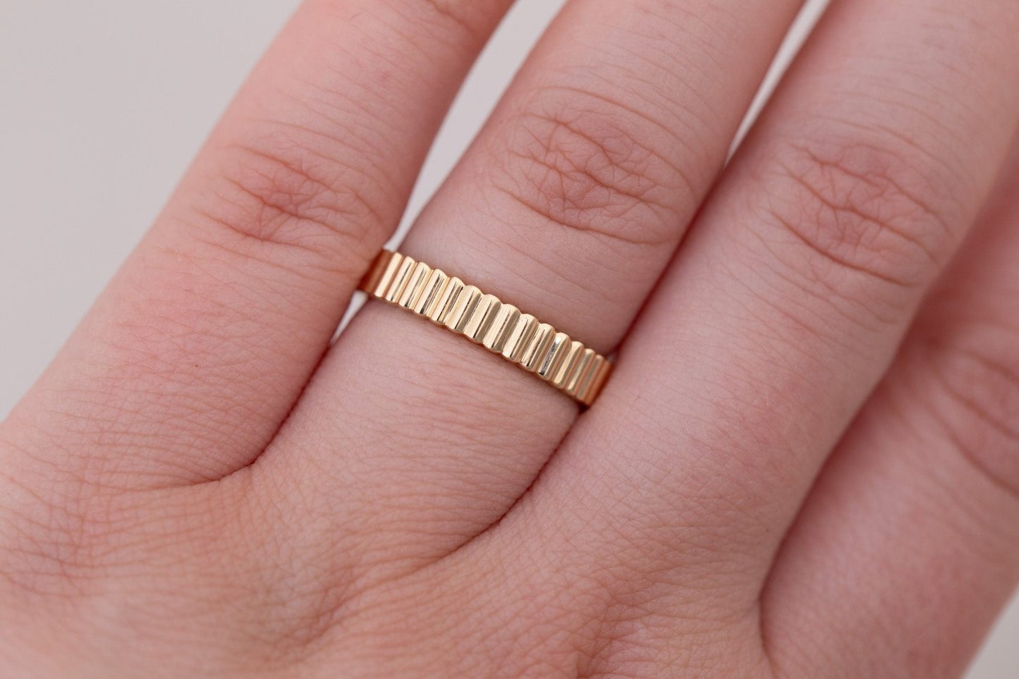 0.37 CT Round Full Eternity Lab Grown Diamond Wedding Band