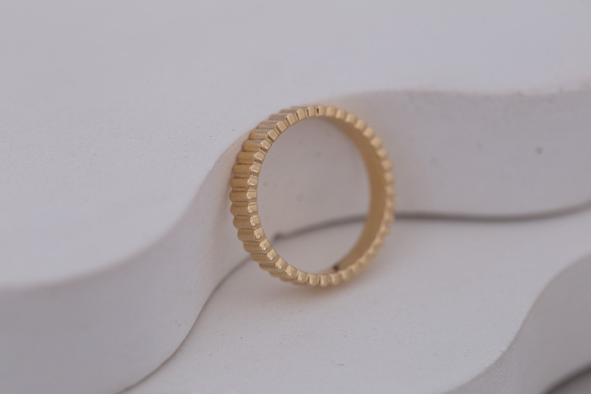 0.37 CT Round Full Eternity Lab Grown Diamond Wedding Band