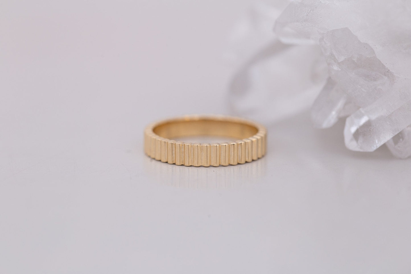 0.37 CT Round Full Eternity Lab Grown Diamond Wedding Band