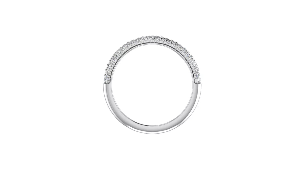 Custom-2.02 CT Radiant Triple Pave Bridal Set For Gabriel