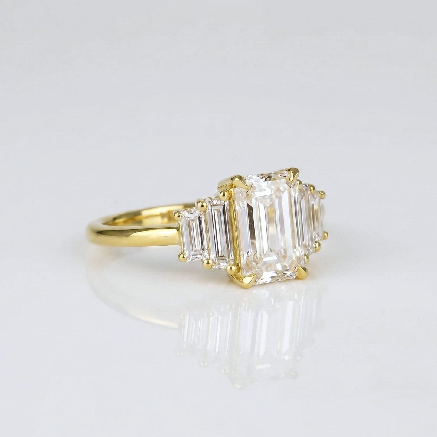 Marquise Swirl Solitaire Engagement Ring – 1 CT Lab Grown Diamond