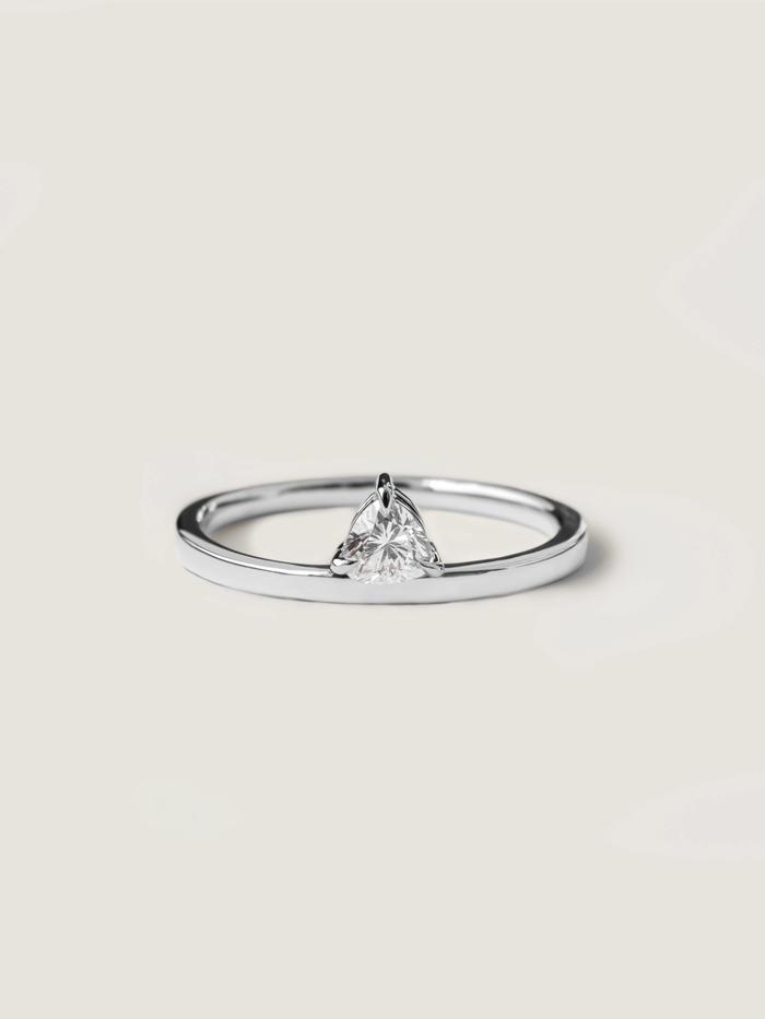 Marquise Cut Cluster Styled Lab Grown Diamond Engagement Ring