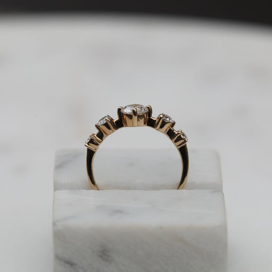 0.80 CT Round Dainty CVD EF/VS Diamond Wedding Band 6