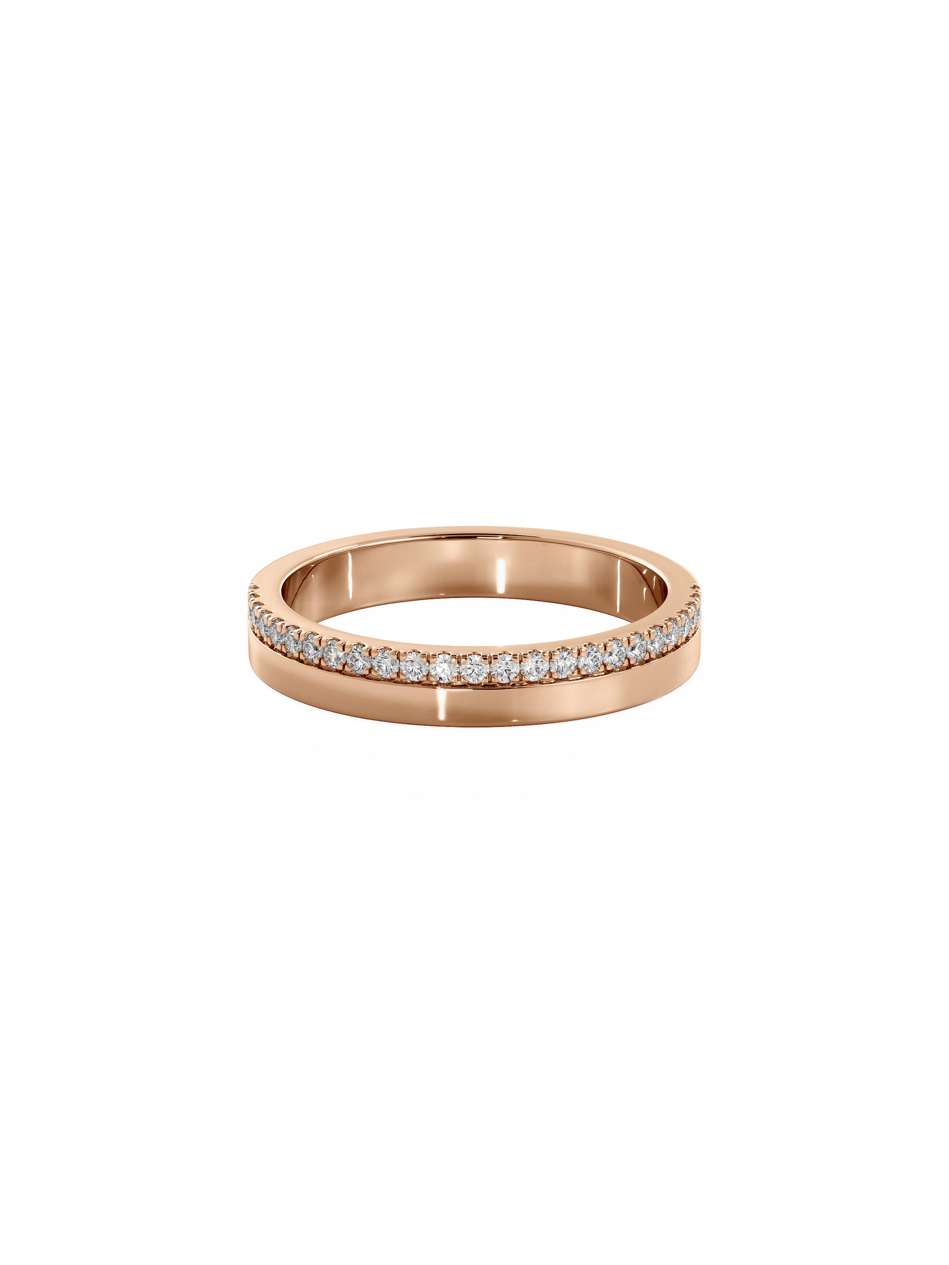 0.37 CT Round Full Eternity Lab Grown Diamond Wedding Band