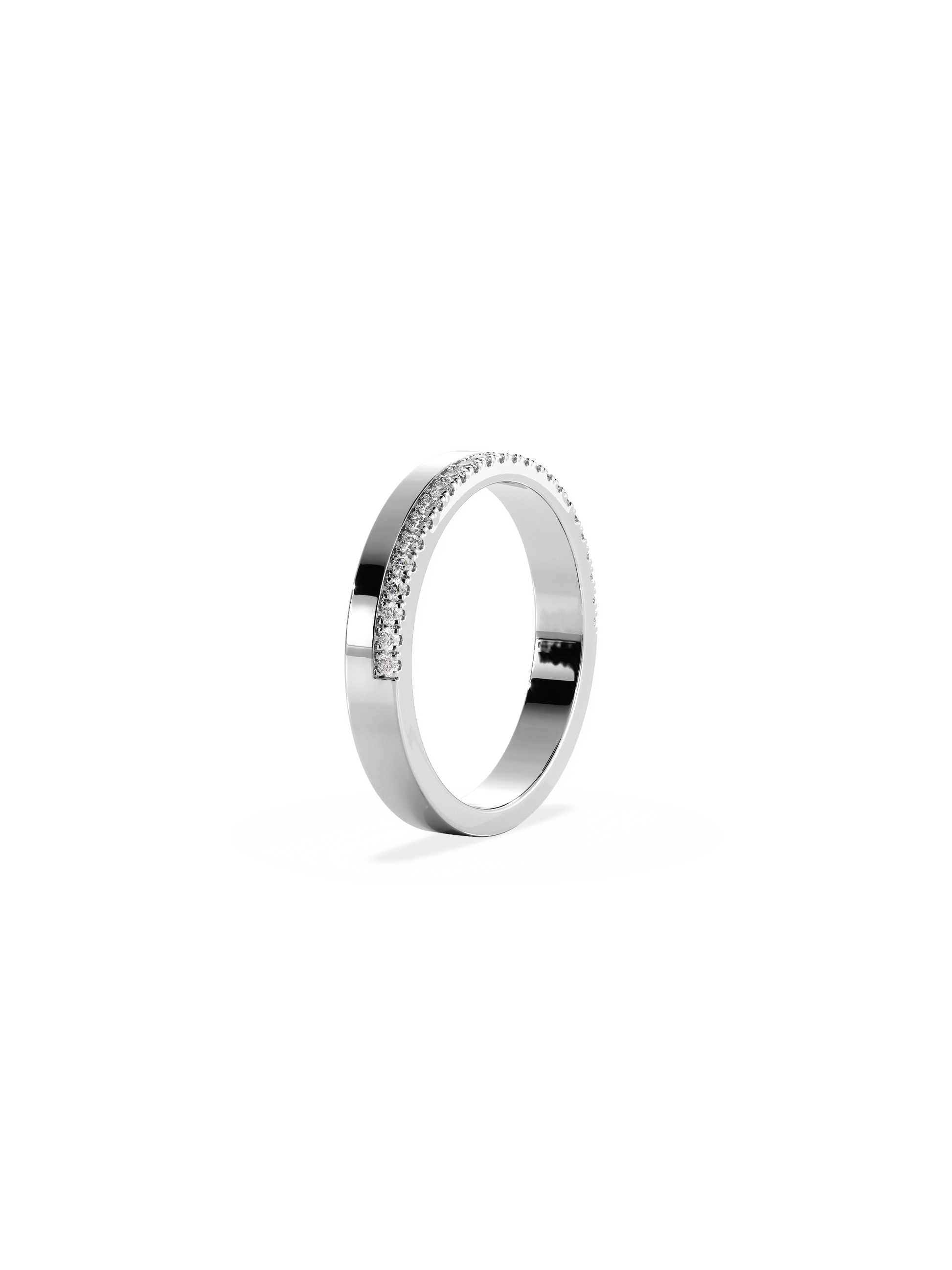 0.37 CT Round Full Eternity Lab Grown Diamond Wedding Band