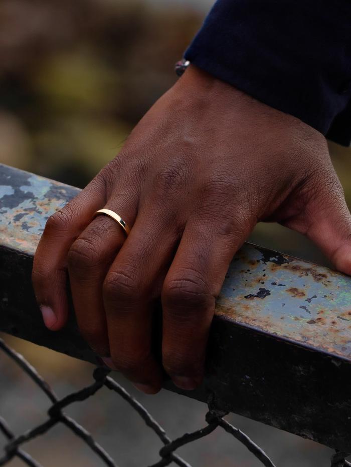 Marquise Cut Cluster Styled Lab Grown Wedding Band