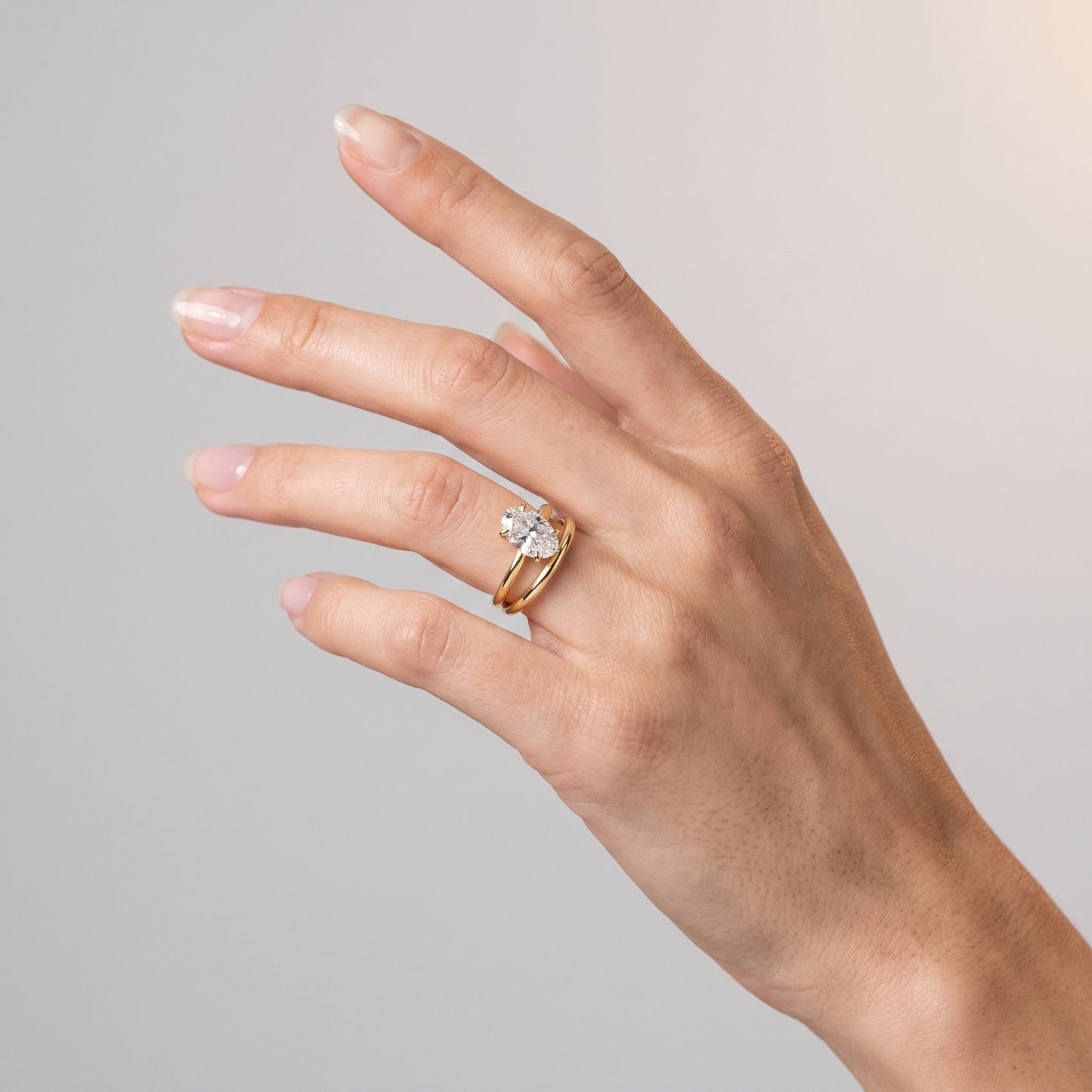 Marquise Swirl Solitaire Engagement Ring – 1 CT Lab Grown Diamond