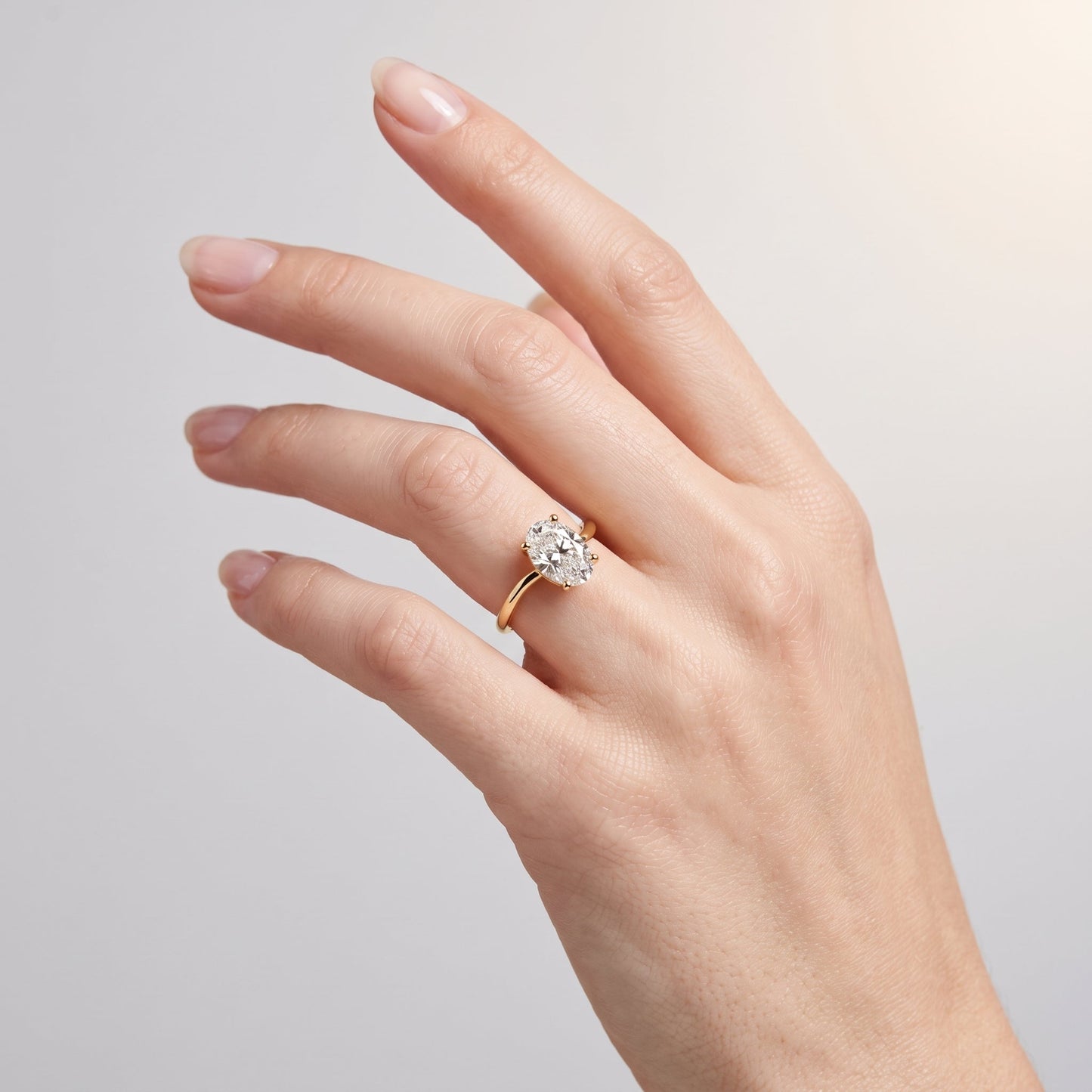Marquise Swirl Solitaire Engagement Ring – 1 CT Lab Grown Diamond
