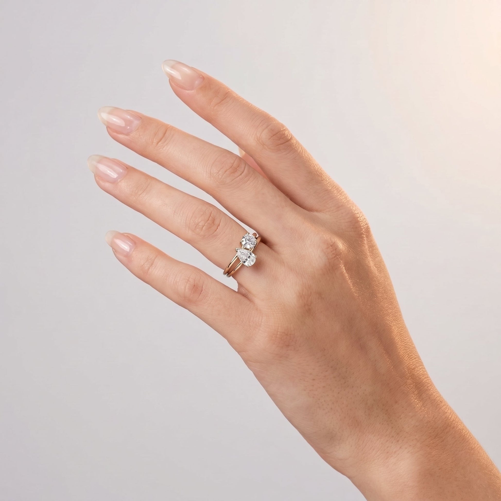 Marquise Swirl Solitaire Engagement Ring – 1 CT Lab Grown Diamond