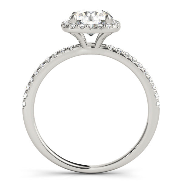 2 CT Round Three Stones Lab Grown Diamond Engagement Ring