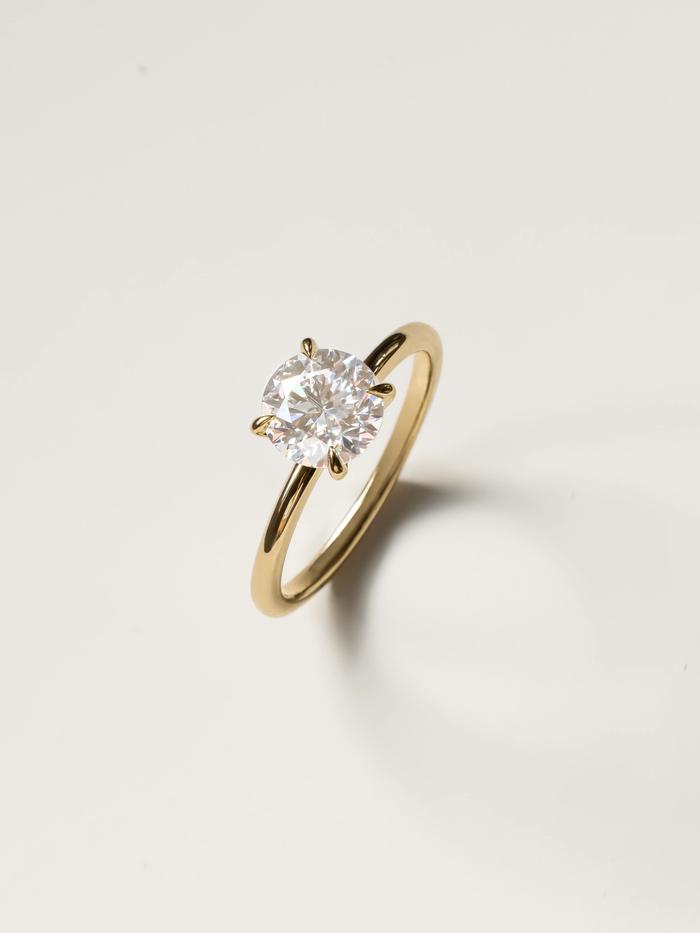 Marquise Cut Cluster Styled Lab Grown Diamond Engagement Ring