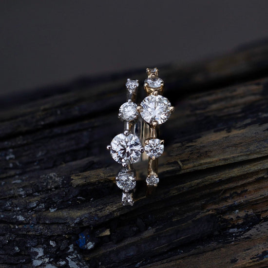 0.80 CT Round Dainty CVD EF/VS Diamond Wedding Band 8