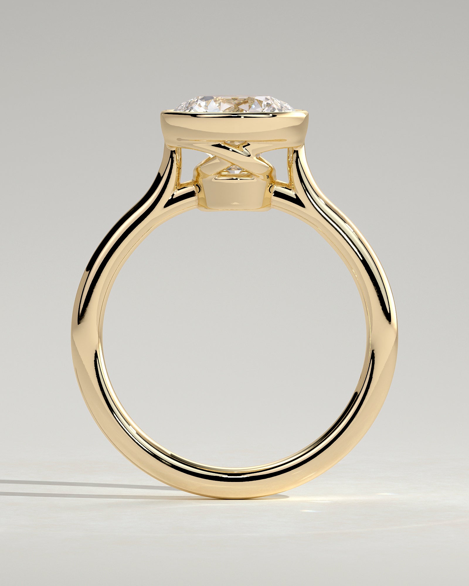 Round Halo, Pave & Split Shank Engagement Ring – 1.93 CT Lab Grown Diamond