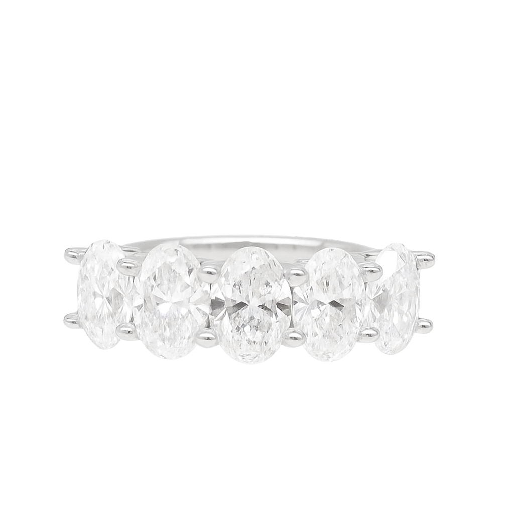 0.37 CT Round Full Eternity Lab Grown Diamond Wedding Band