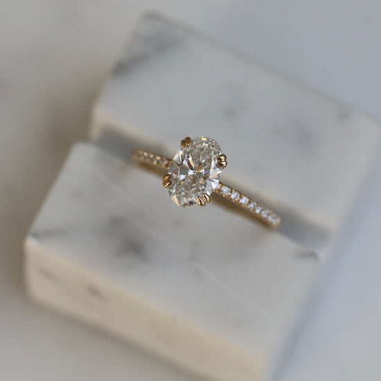 1.21 CT Oval Solitaire CVD E/VS1 Diamond Engagement Ring 10