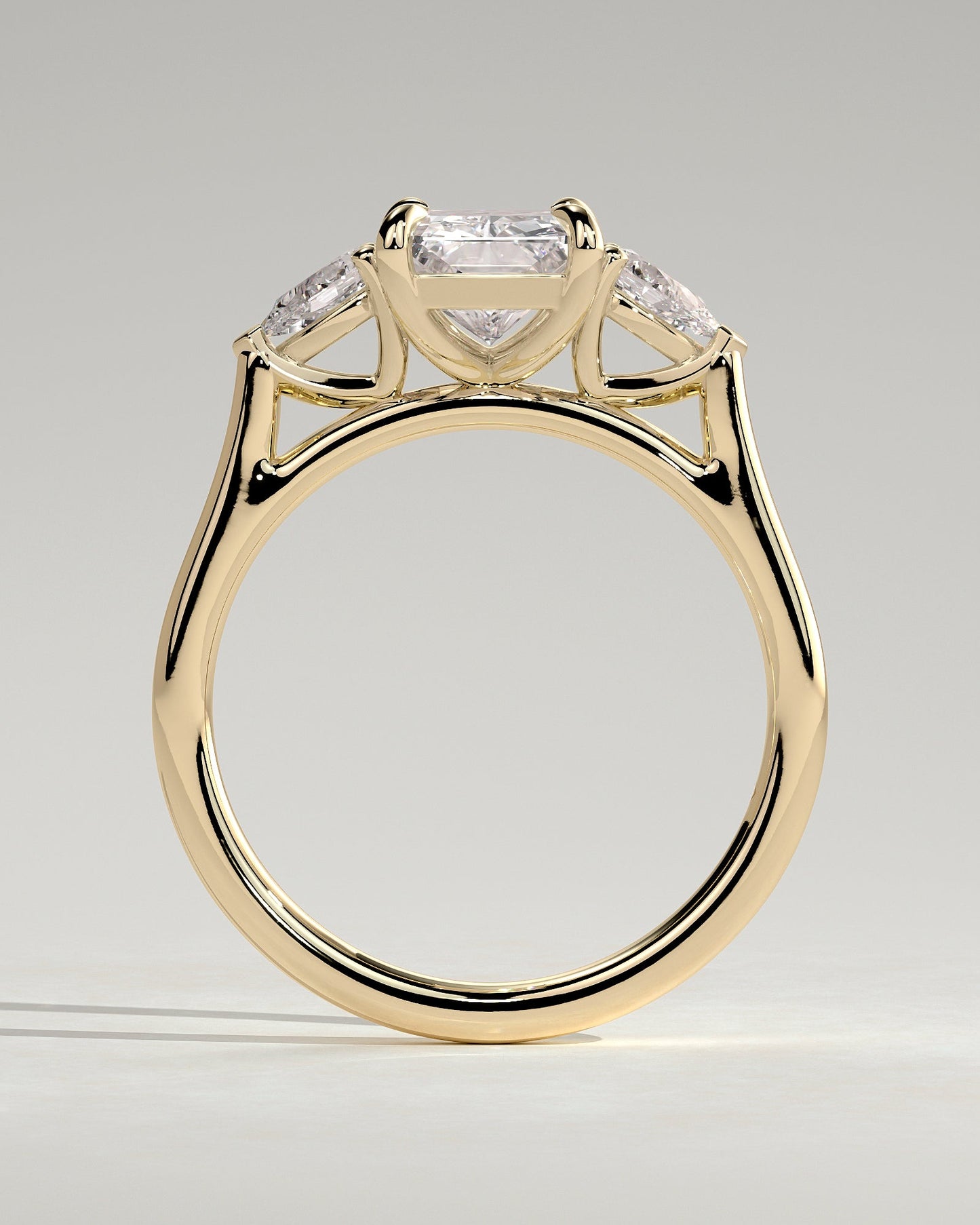 Round Halo, Pave & Split Shank Engagement Ring – 1.93 CT Lab Grown Diamond
