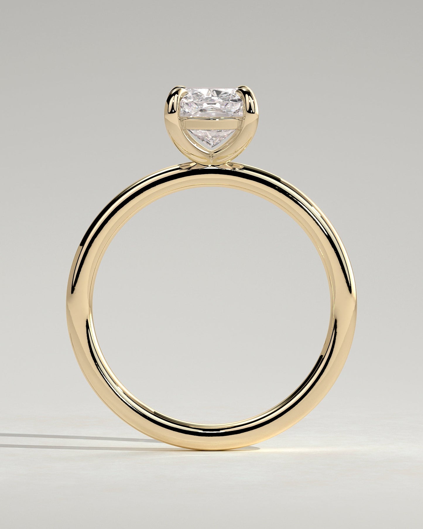Round Halo, Pave & Split Shank Engagement Ring – 1.93 CT Lab Grown Diamond