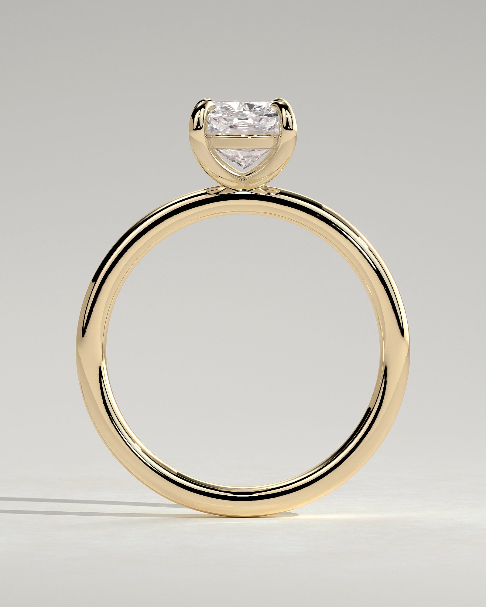 Round Halo, Pave & Split Shank Engagement Ring – 1.93 CT Lab Grown Diamond