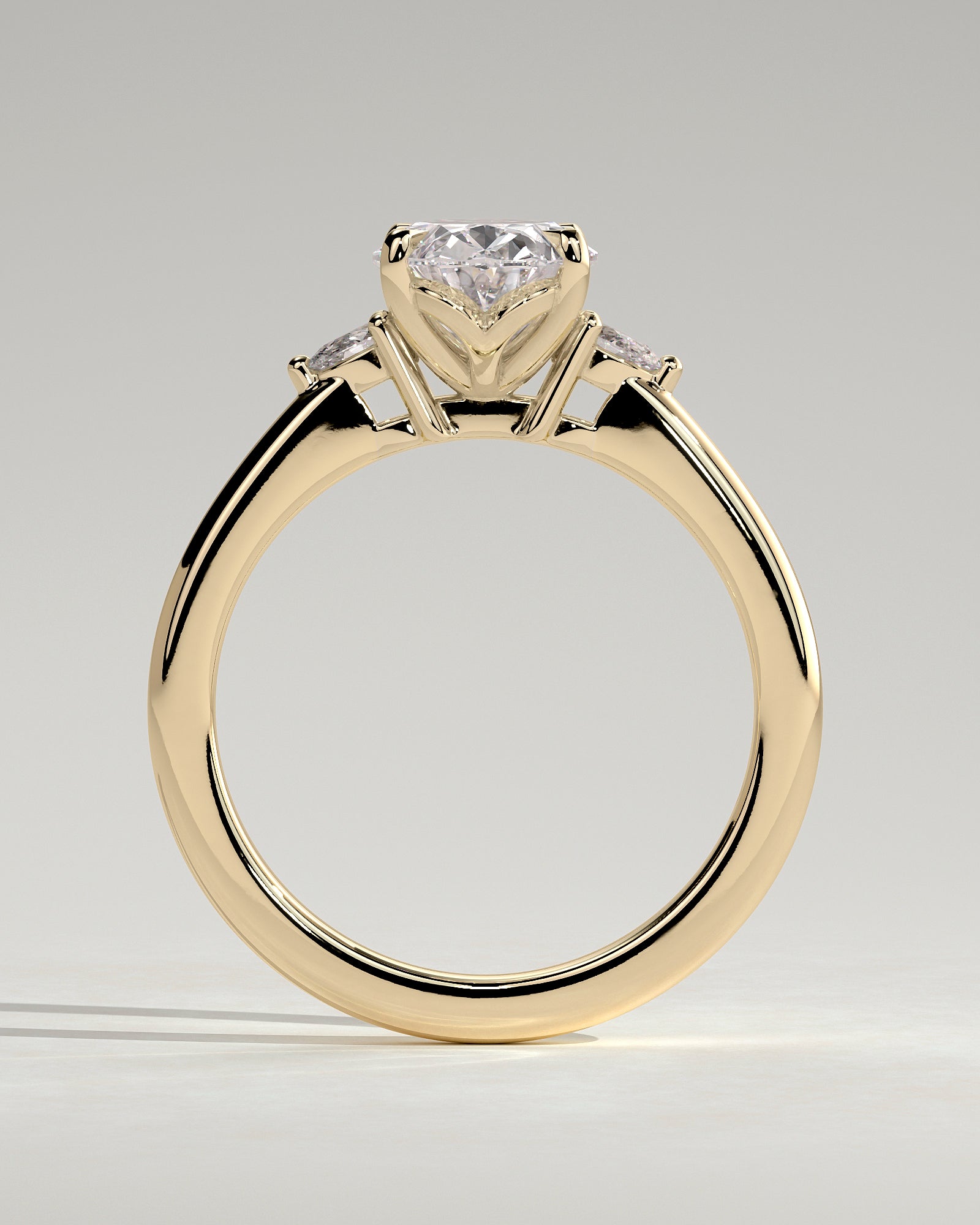 Round Halo, Pave & Split Shank Engagement Ring – 1.93 CT Lab Grown Diamond