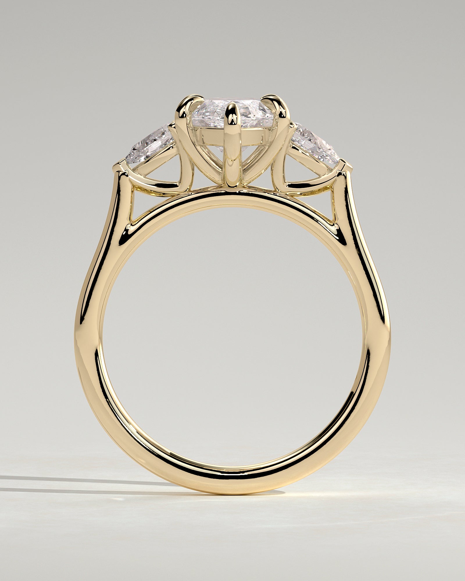Round Halo, Pave & Split Shank Engagement Ring – 1.93 CT Lab Grown Diamond