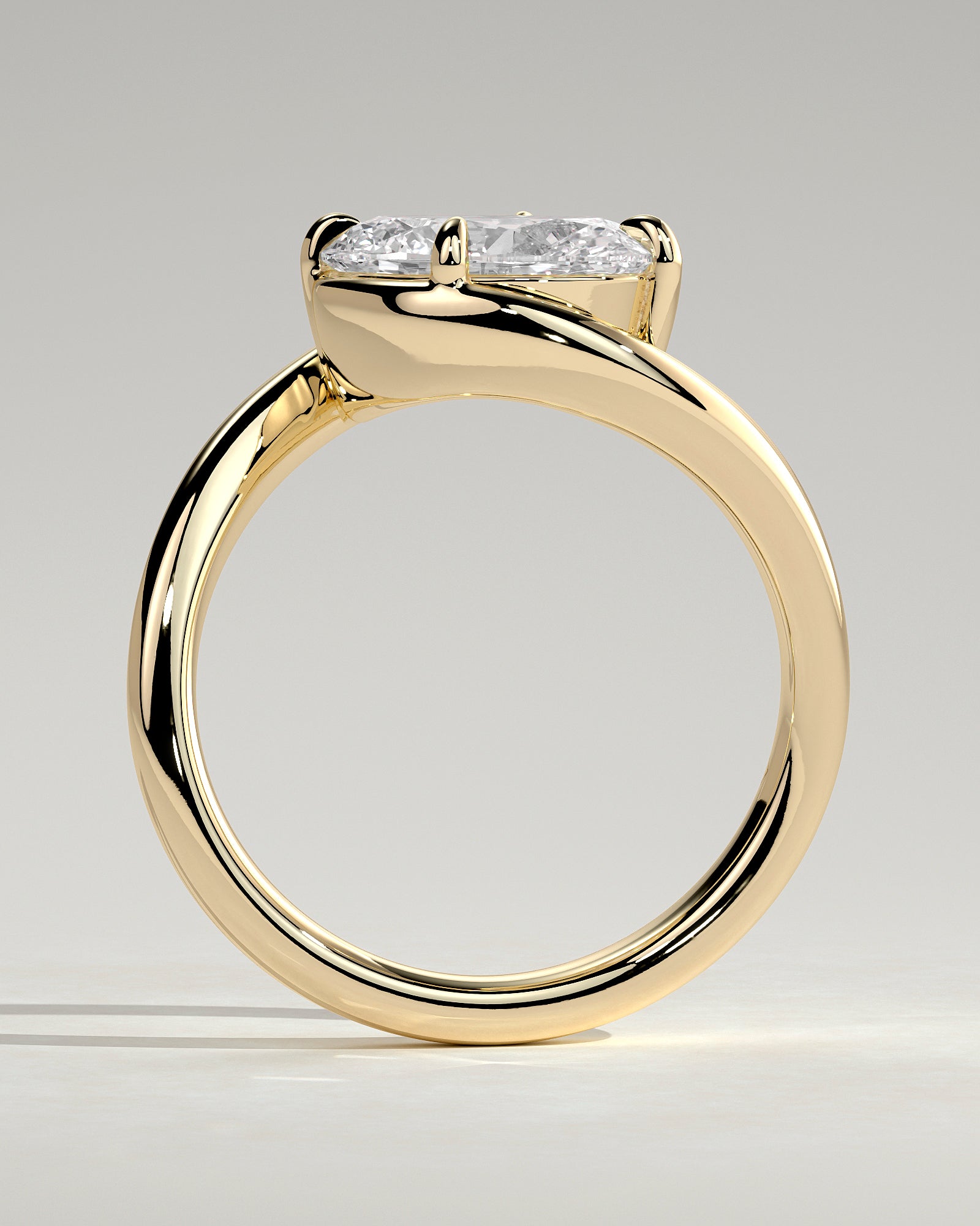 Round Halo, Pave & Split Shank Engagement Ring – 1.93 CT Lab Grown Diamond